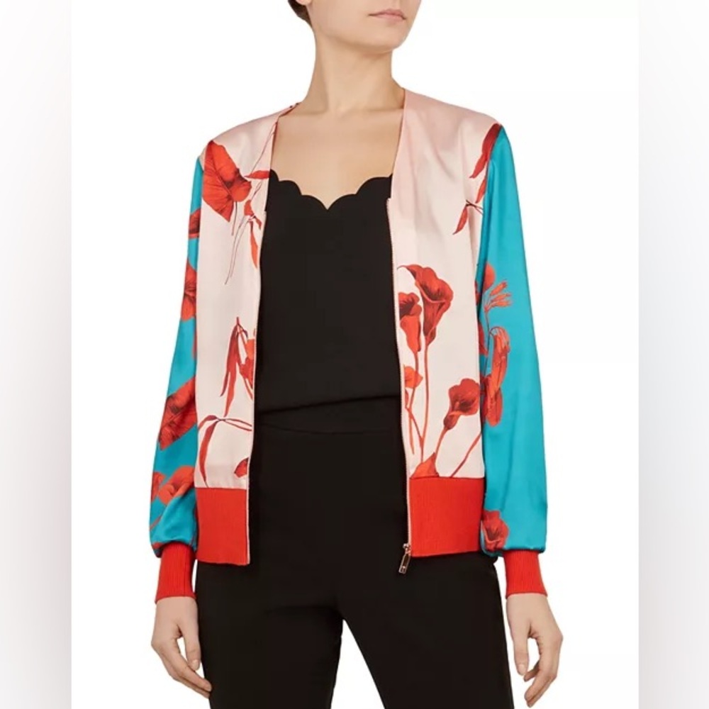 Ted Baker
Cortnee Fantasia-Print Bomber Jacket